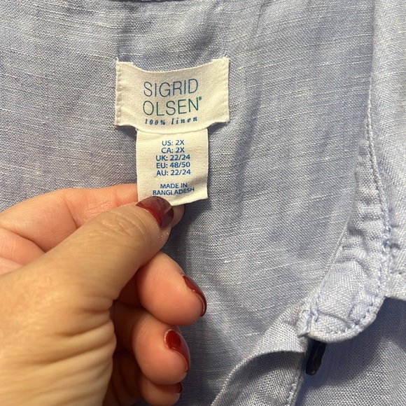 Linen blouse - Picture 2 of 3